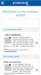Mobile Screenshot of curiousworld.canalblog.com