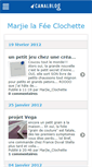 Mobile Screenshot of marjieclochette.canalblog.com