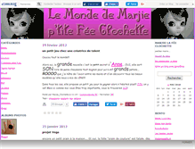 Tablet Screenshot of marjieclochette.canalblog.com