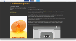 Desktop Screenshot of elfeemeregothic.canalblog.com