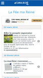Mobile Screenshot of lafeemareine.canalblog.com