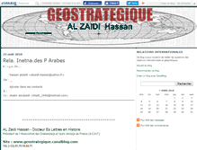 Tablet Screenshot of geostrategique.canalblog.com