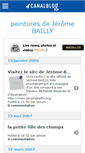 Mobile Screenshot of jeromebailly.canalblog.com