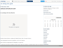 Tablet Screenshot of leblogdegab.canalblog.com