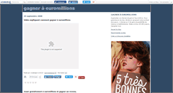 Desktop Screenshot of gagneuromillions.canalblog.com
