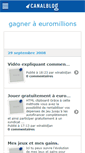 Mobile Screenshot of gagneuromillions.canalblog.com