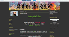 Desktop Screenshot of annedeseny.canalblog.com