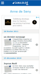 Mobile Screenshot of annedeseny.canalblog.com