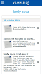 Mobile Screenshot of kerlycoca.canalblog.com