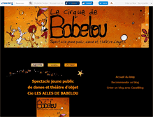 Tablet Screenshot of lecirquebabelou.canalblog.com