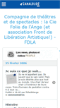 Mobile Screenshot of lafoliedelange.canalblog.com