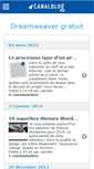 Mobile Screenshot of dreamgratuit.canalblog.com