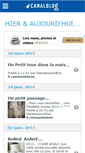 Mobile Screenshot of hieretaujourcath.canalblog.com