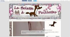 Desktop Screenshot of belettecouture.canalblog.com