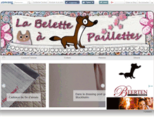 Tablet Screenshot of belettecouture.canalblog.com