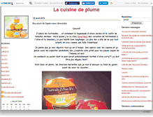Tablet Screenshot of lacuisinedeplume.canalblog.com