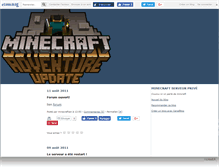 Tablet Screenshot of minecraftient.canalblog.com