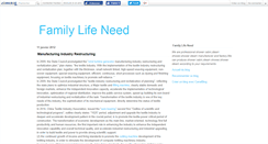 Desktop Screenshot of familylifeneed.canalblog.com