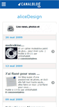 Mobile Screenshot of alicedesign.canalblog.com