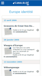 Mobile Screenshot of ewigeseuropa.canalblog.com