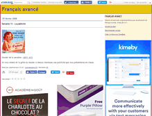 Tablet Screenshot of francaisavance.canalblog.com