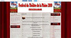 Desktop Screenshot of festivaltdp2010.canalblog.com