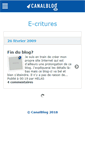 Mobile Screenshot of espacetexte.canalblog.com