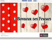 Tablet Screenshot of bonheurdesfemmes.canalblog.com