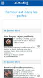 Mobile Screenshot of lamourdesperles.canalblog.com