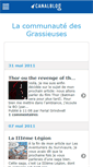 Mobile Screenshot of lesgrassieuses.canalblog.com