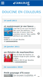 Mobile Screenshot of doucineencouleur.canalblog.com