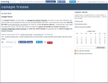 Tablet Screenshot of canapetresse.canalblog.com