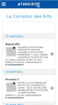 Mobile Screenshot of comptoirdesarts.canalblog.com
