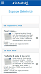Mobile Screenshot of espaceserenite.canalblog.com