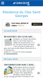 Mobile Screenshot of clossaintgeorges.canalblog.com