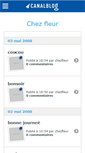 Mobile Screenshot of chezfleur.canalblog.com