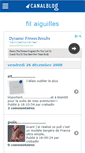 Mobile Screenshot of filaiguille.canalblog.com