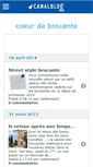 Mobile Screenshot of coeurdebrocante.canalblog.com