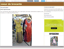 Tablet Screenshot of coeurdebrocante.canalblog.com