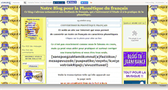 Desktop Screenshot of notrephonetique.canalblog.com