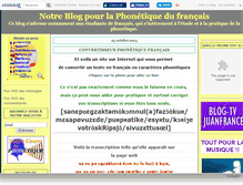 Tablet Screenshot of notrephonetique.canalblog.com