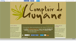 Desktop Screenshot of comptoirdeguyane.canalblog.com