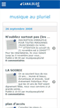 Mobile Screenshot of musiqueaupluriel.canalblog.com
