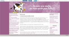 Desktop Screenshot of iamthecrazycow.canalblog.com