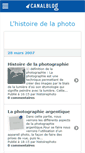 Mobile Screenshot of histoirephoto.canalblog.com