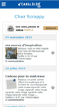 Mobile Screenshot of chezscrappy.canalblog.com
