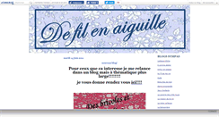 Desktop Screenshot of couturesmarie.canalblog.com