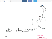 Tablet Screenshot of mllepied.canalblog.com