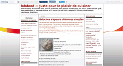 Desktop Screenshot of lolofood.canalblog.com