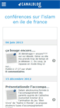 Mobile Screenshot of conferencesislam.canalblog.com